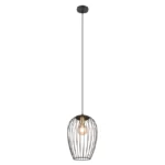 Pakabinamas LED šviestuvas GRID, ⌀28, Matinis juodas, R31371932