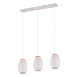 Pakabinamas LED šviestuvas BIDAR, Matinis baltas, R31573031