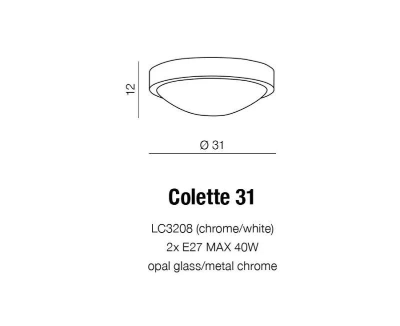 Lubinis šviestuvas COLETTE 31 AZ1311