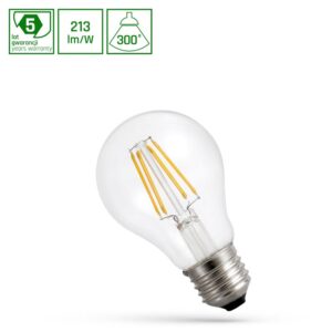 6.8W 4000K E27 LED lemputė COG, neutrali balta