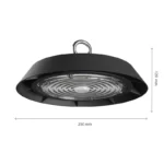 100W pramoninis LED šviestuvas Plateo 3 High Bay 4000K