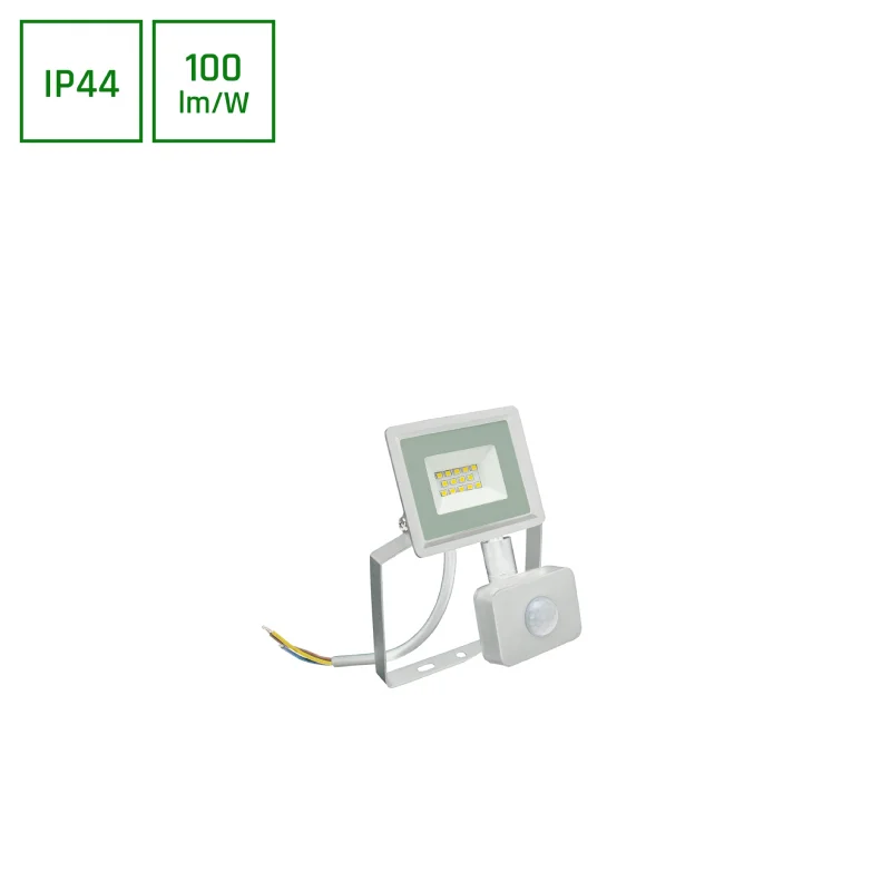10W LED prožektorius Noctis Lux 3 Sens baltas, šaltai balta
