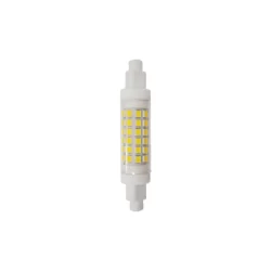 5W 3000K R7s 78mm 230V LED lemputė, šiltai balta