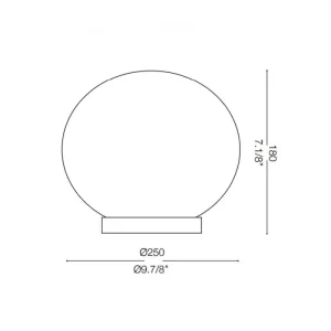 Stalinis šviestuvas CANDY TL1 Ø25cm 86804