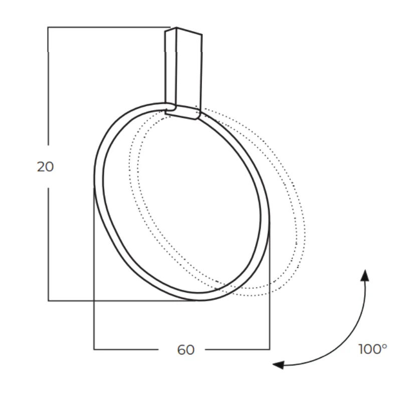 7W Įmontuojamas šviestuvas 10107UV/W Balta 3000K-6000K