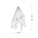 Pakabinamas šviestuvas POP SP10 158860