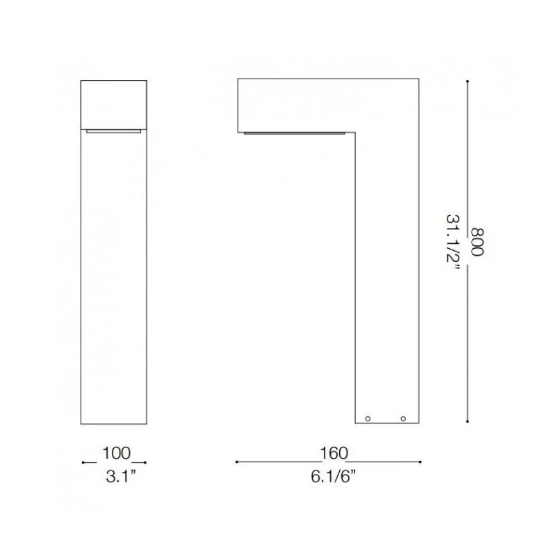 Pastatomas šviestuvas SIRIO PT2 Big IP44 115108