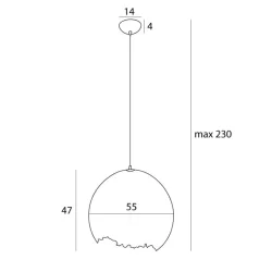 Pakabinamas šviestuvas Nest P0539