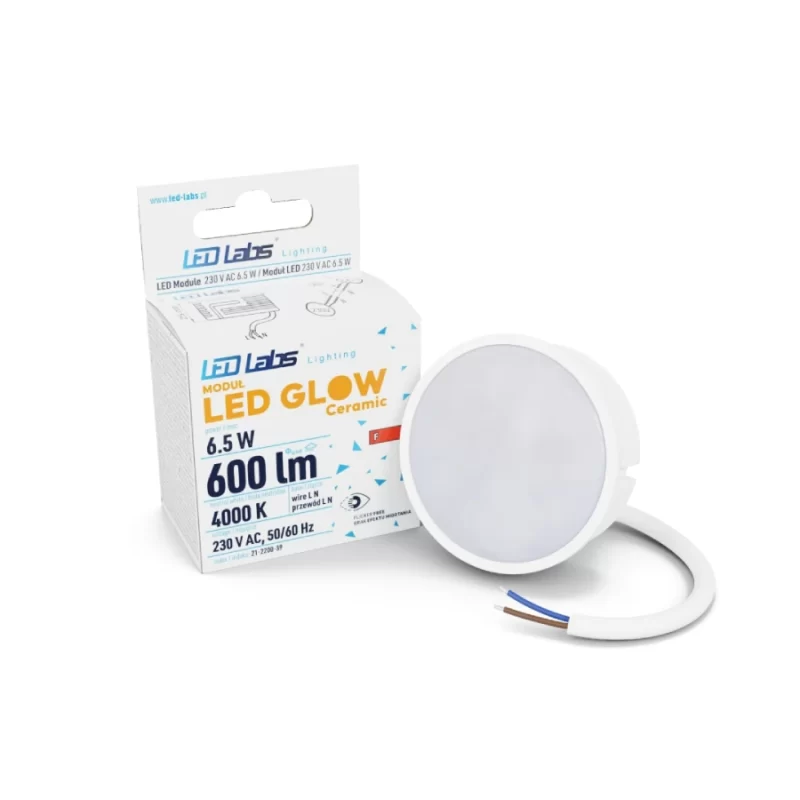 6W GU10/MR16 LED lemputė GLOW 4000K, neutrali balta