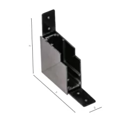 230V Paviršinė magnetinė sistema Beta juoda 1m