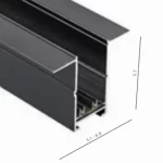 230V Priglaistoma magnetinė sistema Beta juoda 2m