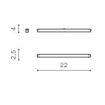 9W 230V magnetinis šviestuvas Saga sistemai Beta AZ5190