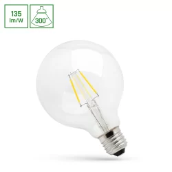 8.5W 2700K E27 LED lemputė COG dimeriuojama, šiltai balta