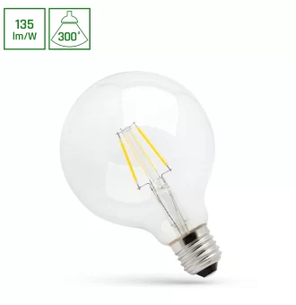 8.5W 2700K E27 LED lemputė COG dimeriuojama, šiltai balta