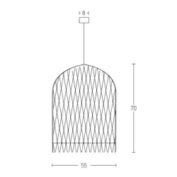 Pakabinamas šviestuvas Pan P0585