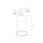 20W magnetinis šviestuvas Spotlight Zigbee M0010Z