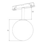 6W magnetinis šviestuvas Lamp Zigbee M0016Z