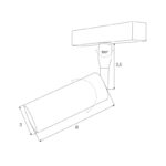 5W magnetinis šviestuvas Spotlight Zigbee M0008Z